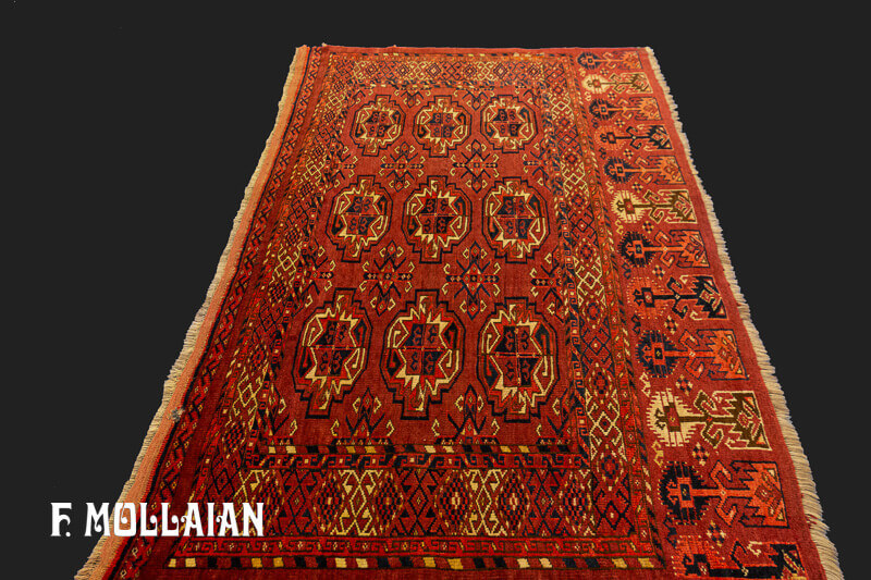 Antique Turkmen Tekke Chuval Rug n°:69732344